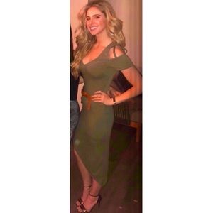 Bebe Off The Shoulder Dress